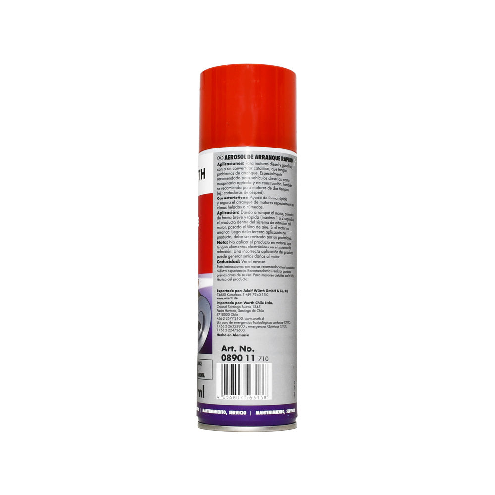 Autoarranque start rapid 300ml | Würth Chile