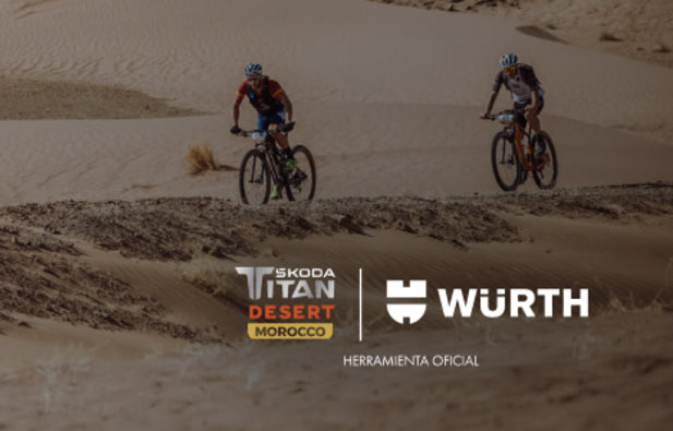 🚴‍♂️ Würth celebra 10 años como Herramienta Oficial del Škoda Titan Desert Morocco