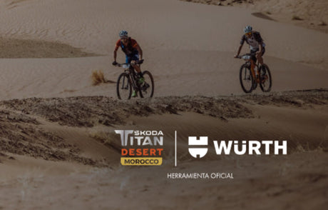 🚴‍♂️ Würth celebra 10 años como Herramienta Oficial del Škoda Titan Desert Morocco