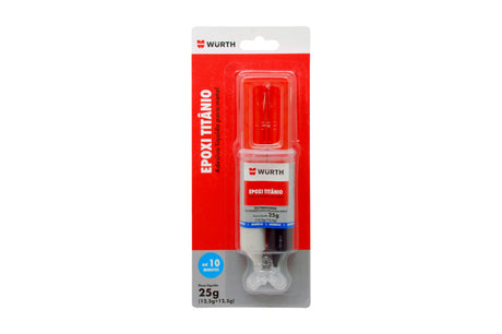 Adhesivo epoxi titanio 25g | Würth Chile