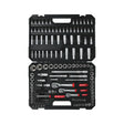 Set de Dados Hexagonales Redstripe Würth de 154 piezas en maletín plástico abierto