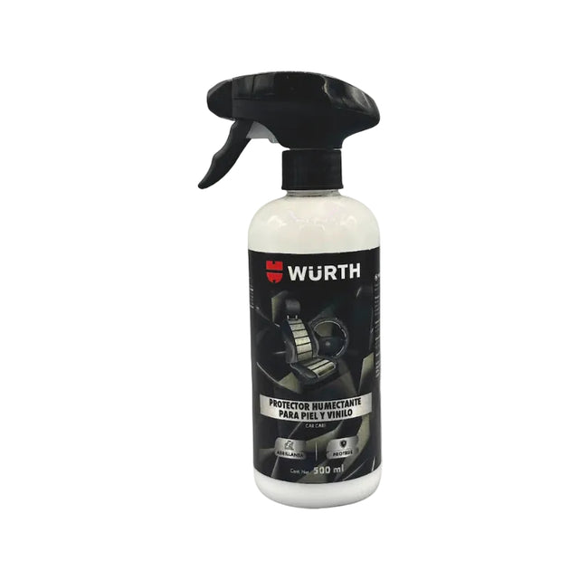 Botella de Protector Humectante para Piel y Vinilo Würth 500 ml