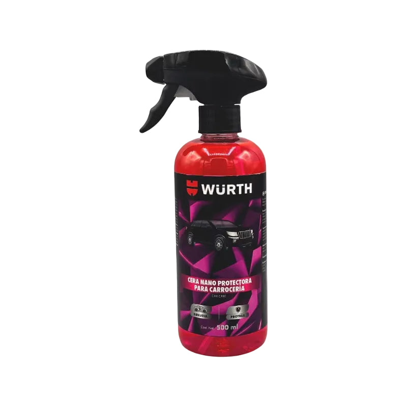 Botella de Cera Nano Protectora de Carrocería Würth 500 ml