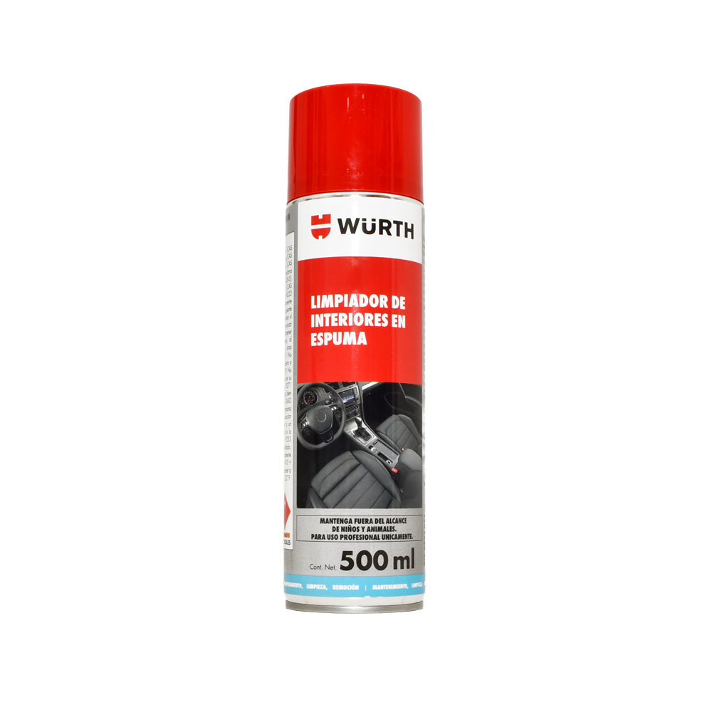 Limpiador interior en espuma 500ml | Würth Chile
