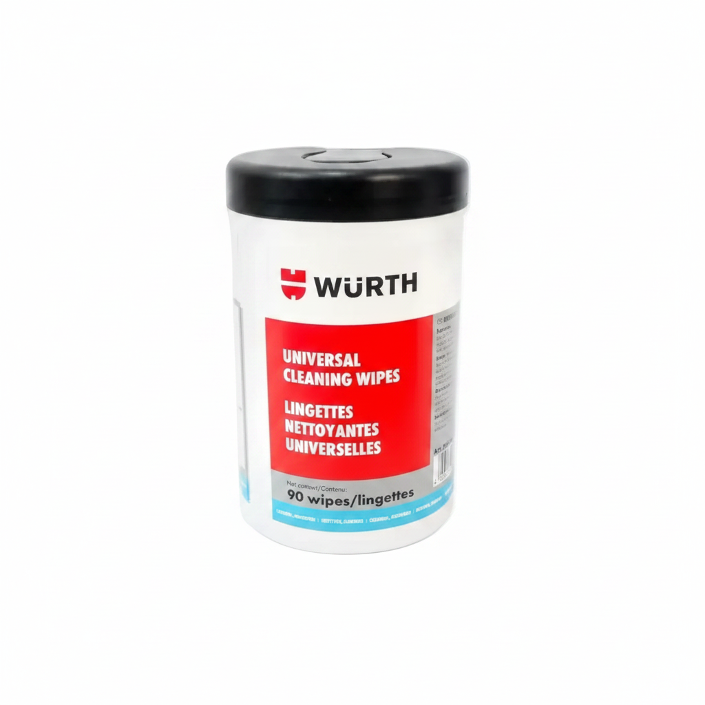 Envase de Toallas Húmedas Limpiamanos Würth 90 unidades