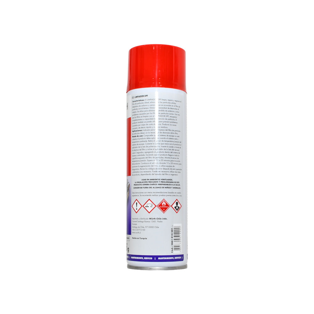 Limpiador de filtro dpf 500ml | Würth Chile