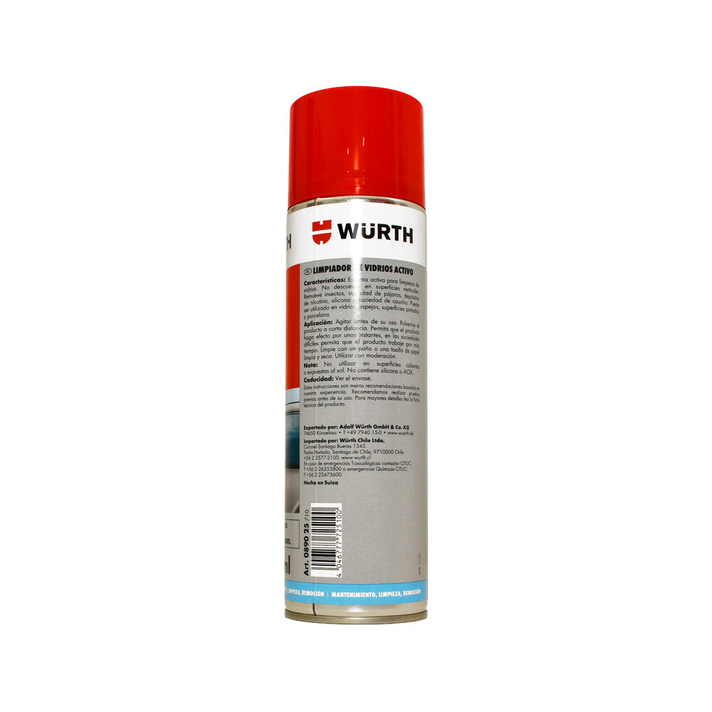 Limpiacristales aerosol 500ml | Würth Chile